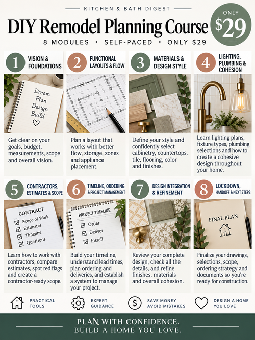 Remodel Planning Course